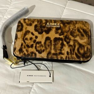 Aimee Kestenberg Leopard Print Clutch